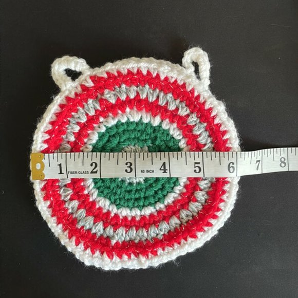 Crochet Pot Holders, Crochet Trivet, Valentine Gift Under 15, Handmade Placemat - Picture 3 of 10